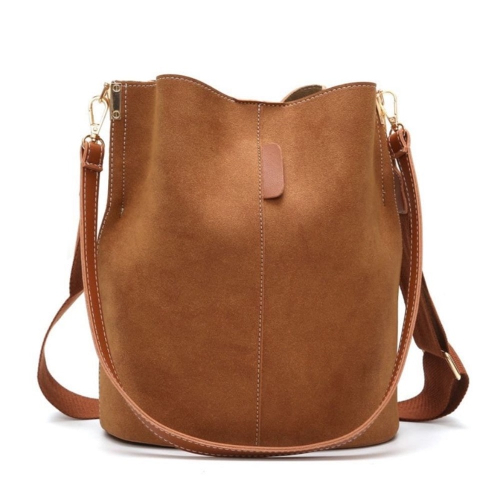 Vegan Leather Bucket Bag